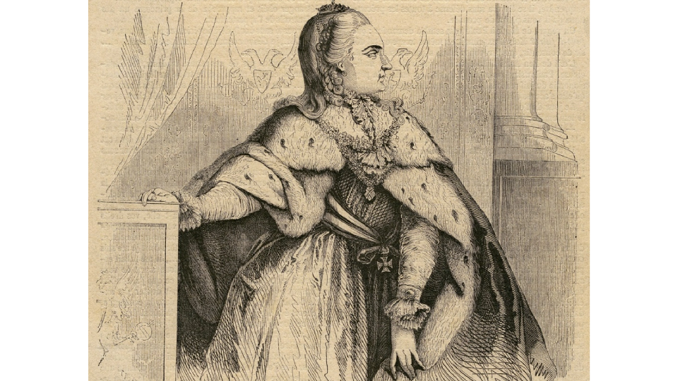 портрет Екатерины II впервые в истории ввела правила для лотерей