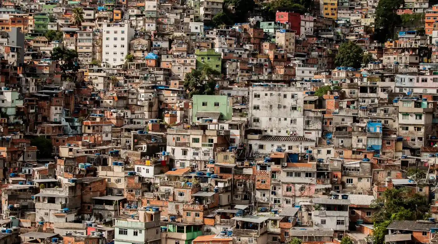 Трущобы в Индии