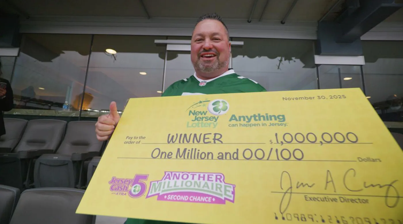 Победитель лотереи Jersey Cash 5