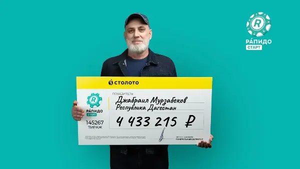 Победитель лотереи Рапидо Старт из Дагестана