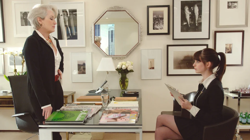 Кадр из фильма «Дьявол носит Prada», 2006 год