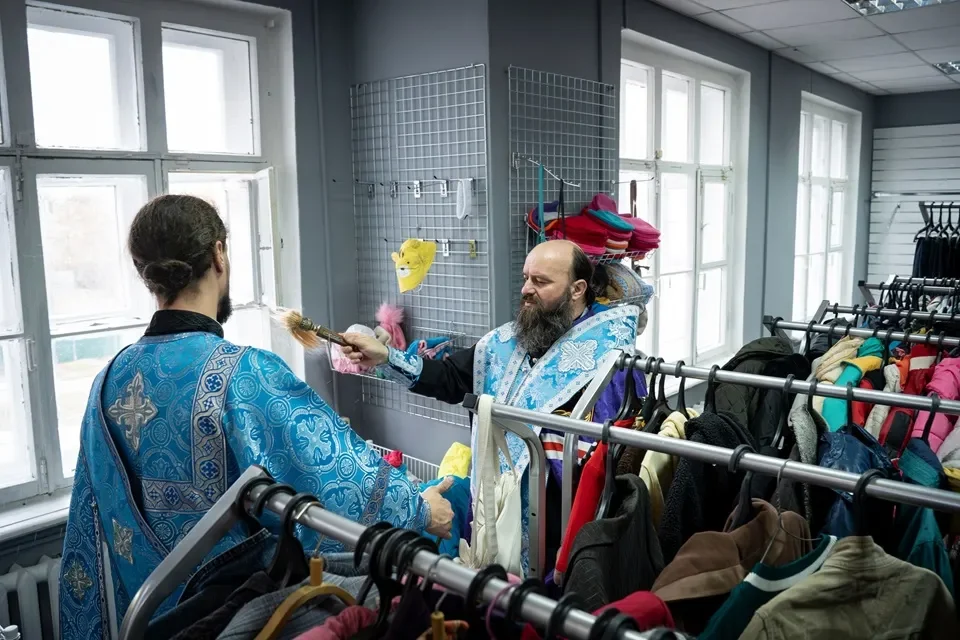 Открытие гуманитарного центра в Сокольском