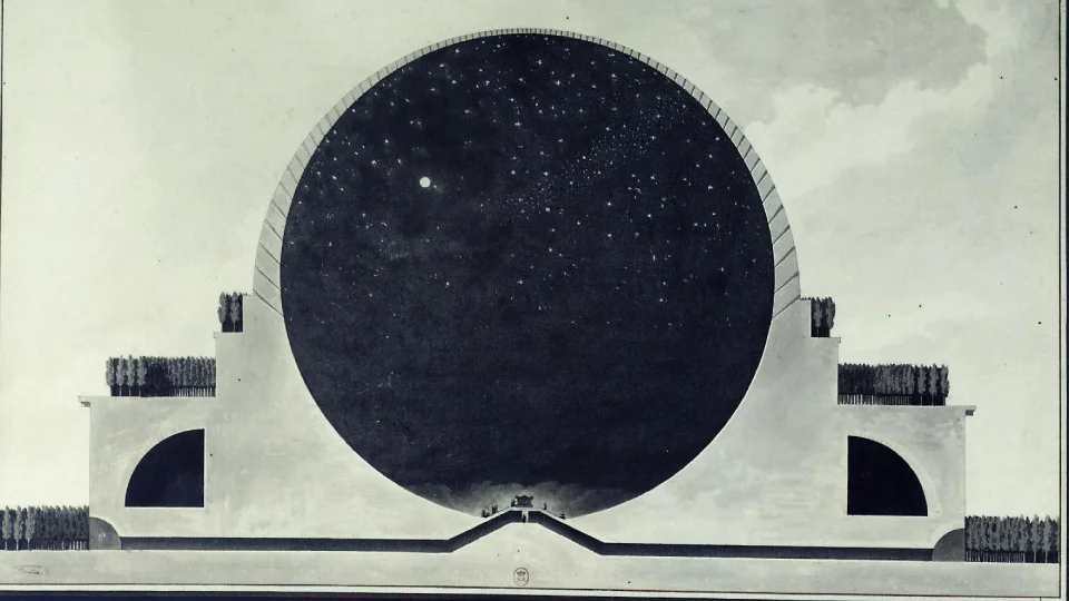 Кенотаф Ньютона днем