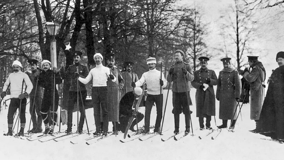 Лыжные соревнования в Красном селе, 1910 год