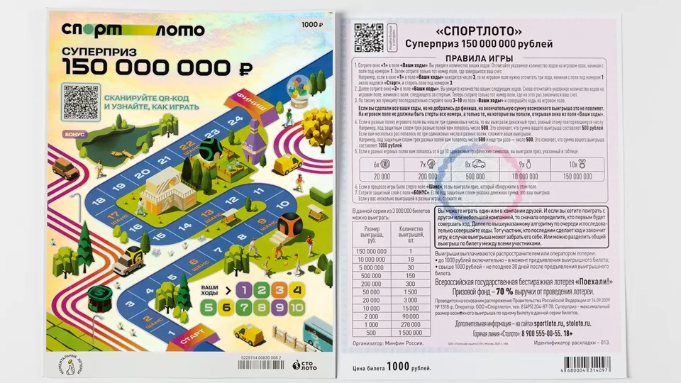 Билет моментальной лотереи серии «Спортлото» Билет моментальной лотереи серии «Спортлото»