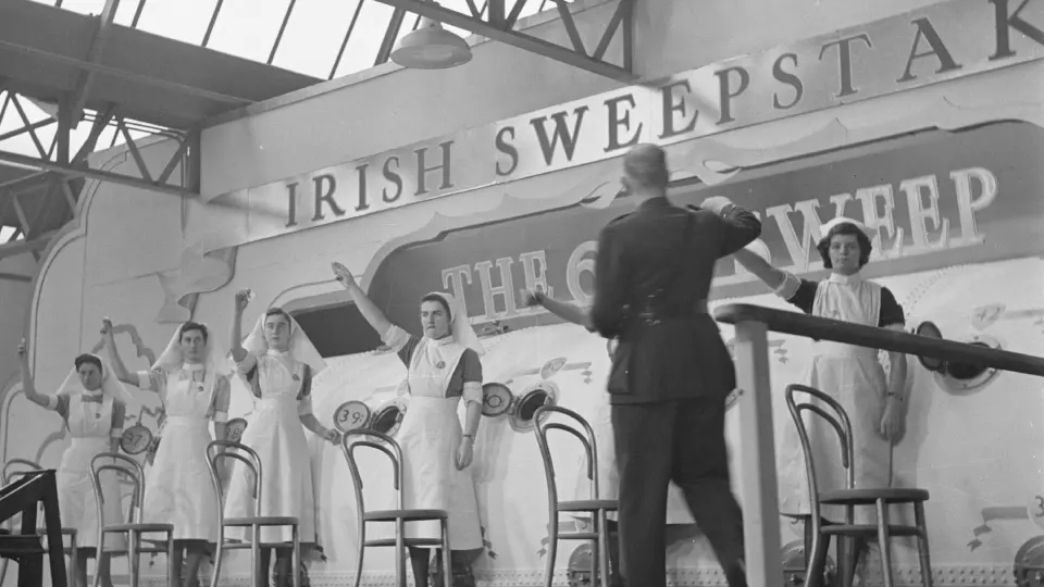 Розыгрыш Ирландской лотереи в пользу больниц в 1946 году