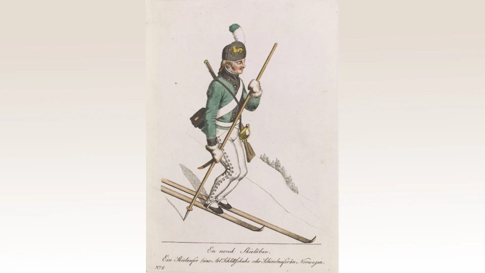 Норвежский лыжник, 1811 год