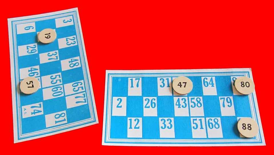 Карточки для игры в хауси - британскую версию бинго