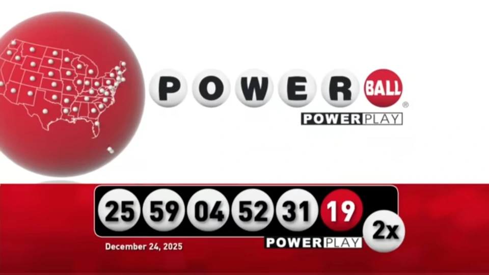 Выигрышные номера Powerball в розыгрыше 24.12.2025