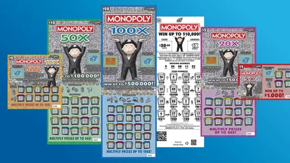 Билеты моментальной лотереи «Монополия»