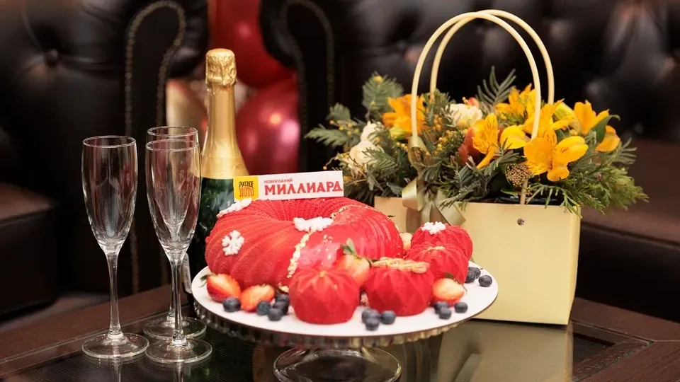 Торт для победителя розыгрыша «Новогодний миллиард»