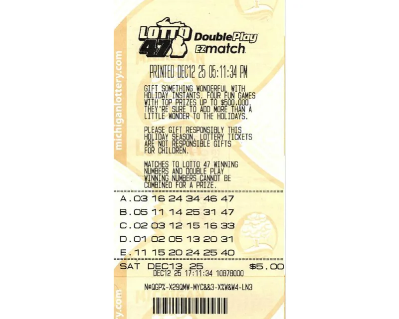 Выигрышный билет Lotto47