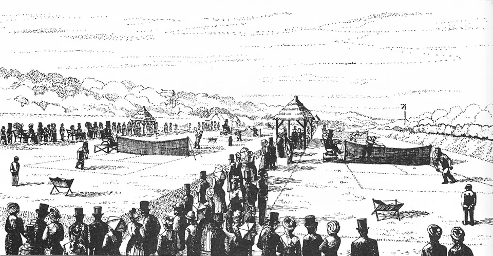 Первый Уимблдон - 1877 г. Первый Уимблдон - 1877 г.