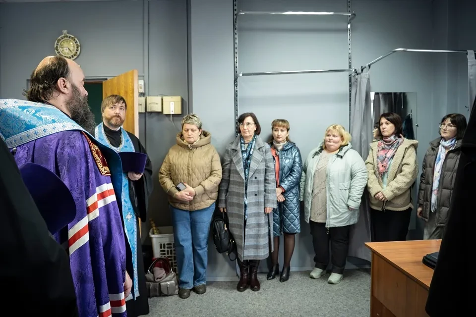 Открытие гуманитарного центра в Сокольском