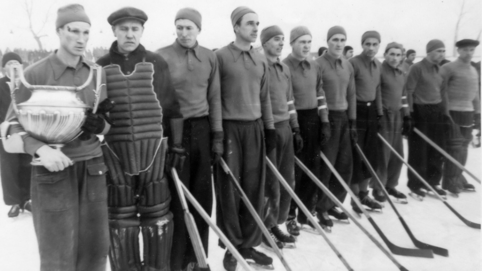 Хоккеисты московского "Динамо" в 1950-х
