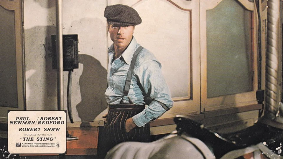 Роберт Редфорд в фильме «Афера» (1973)