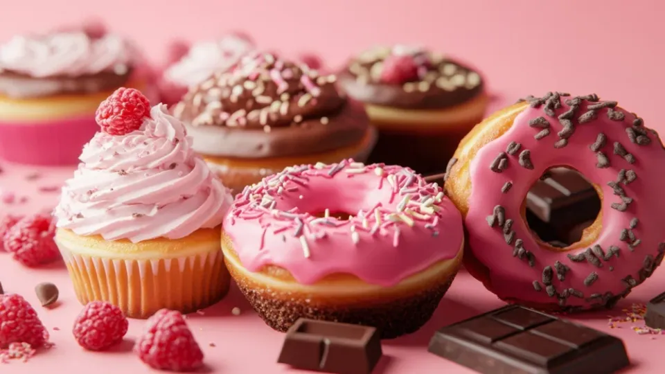 Пончики и пирожные