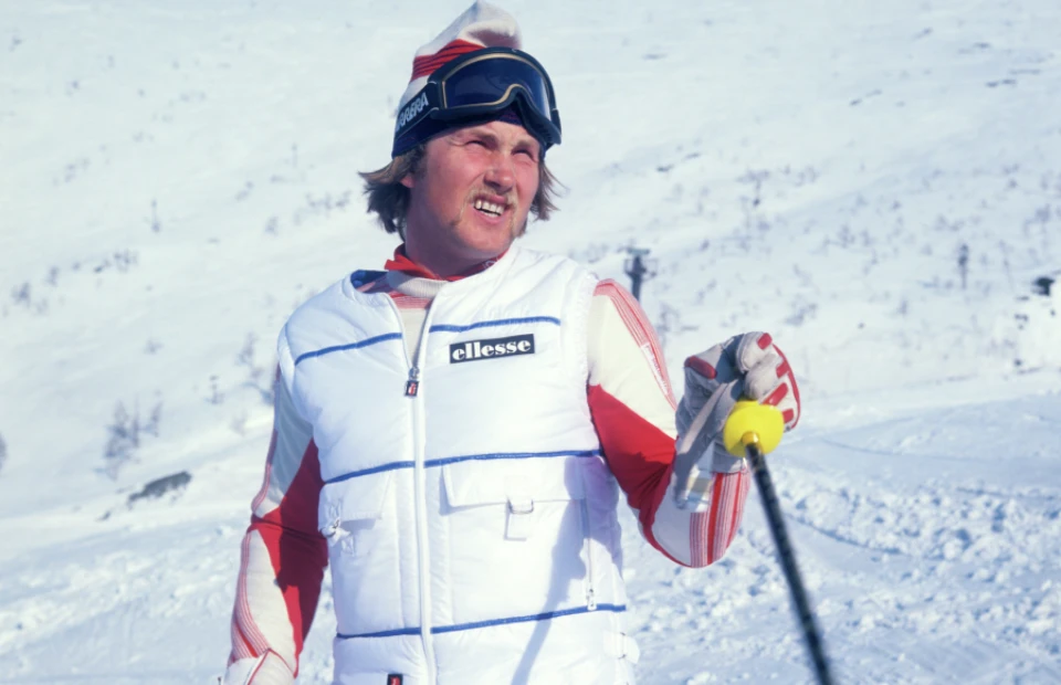 Советский горнолыжник Валерий Цыганов - 1979 год