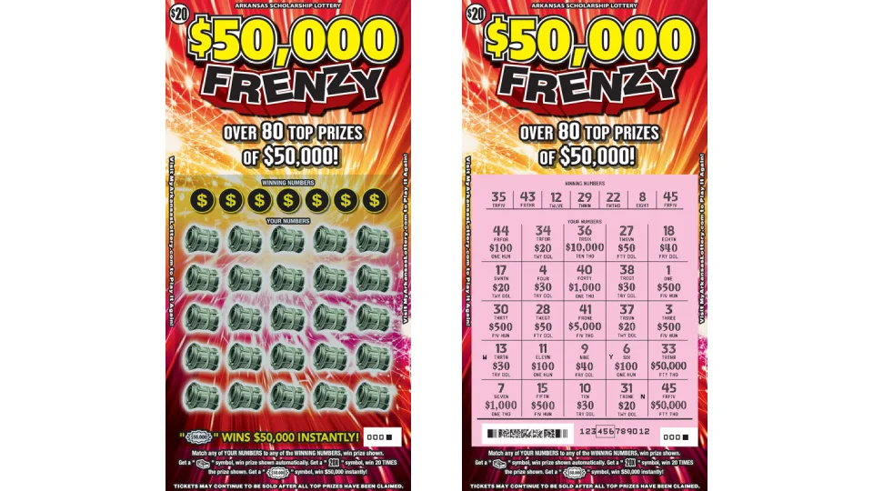 Билеты моментальной лотереи Frenzy Билеты моментальной лотереи Frenzy