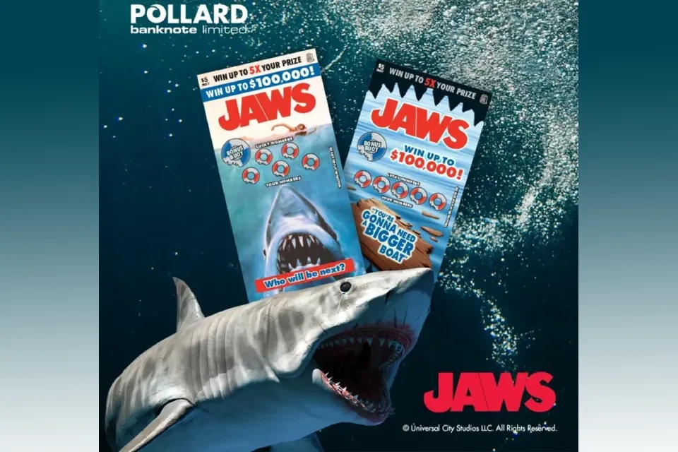 Скретч-билеты лотереи «Челюсти»