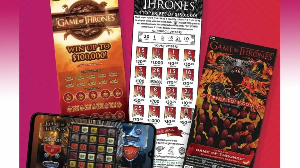 Билеты моментальных лотерей «Игра престолов»